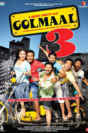 Golmaal 3 (2010) Hindi Full Movie 480p | 720p | 1080p