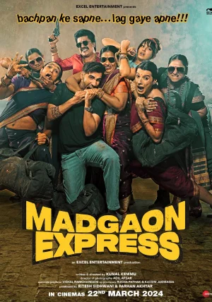 Madgaon Express (2024) AMZN WEB-DL {Hindi DD5.1} Full Movie 480p | 720p | 1080p